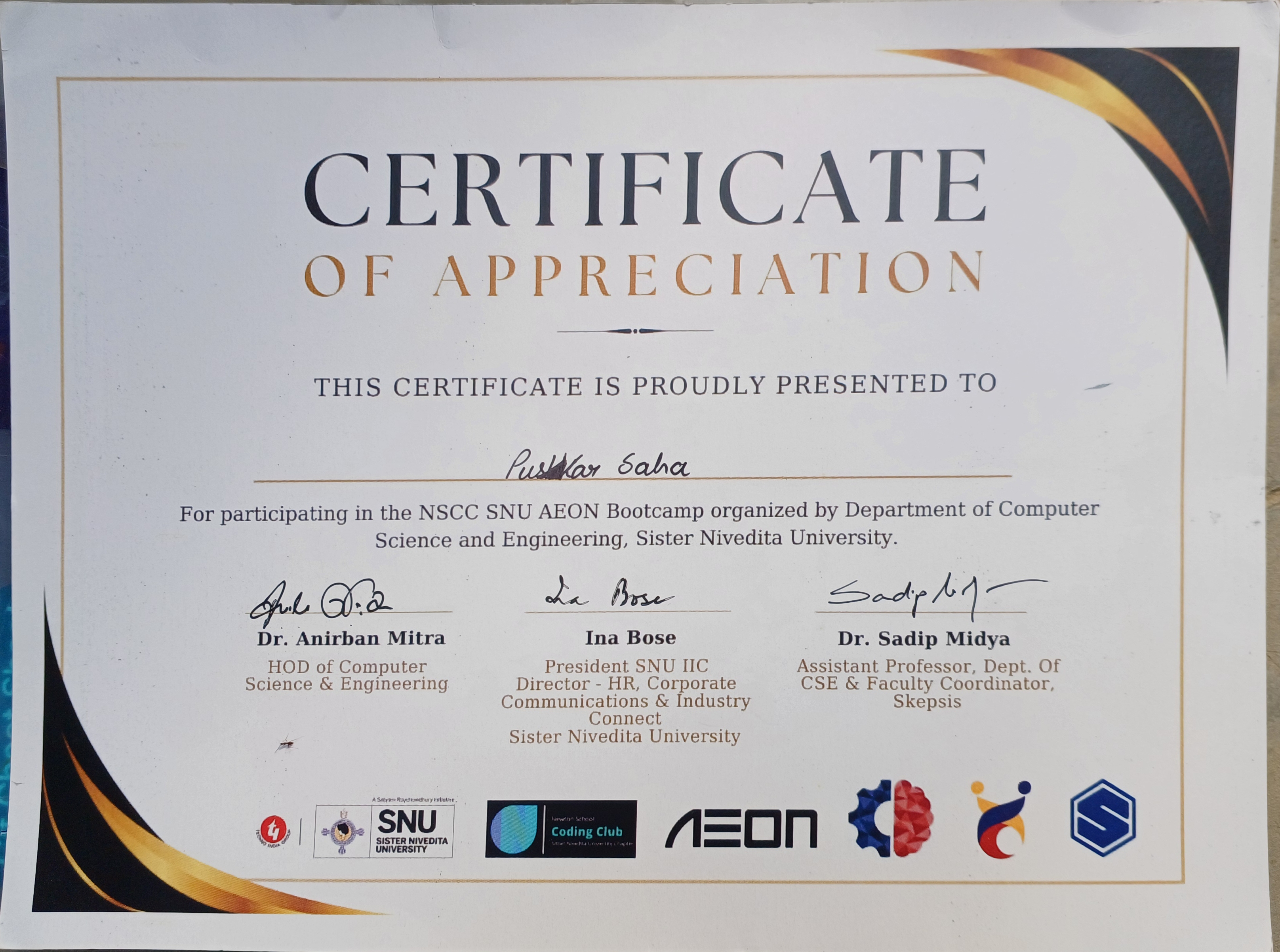 Certificate 2
